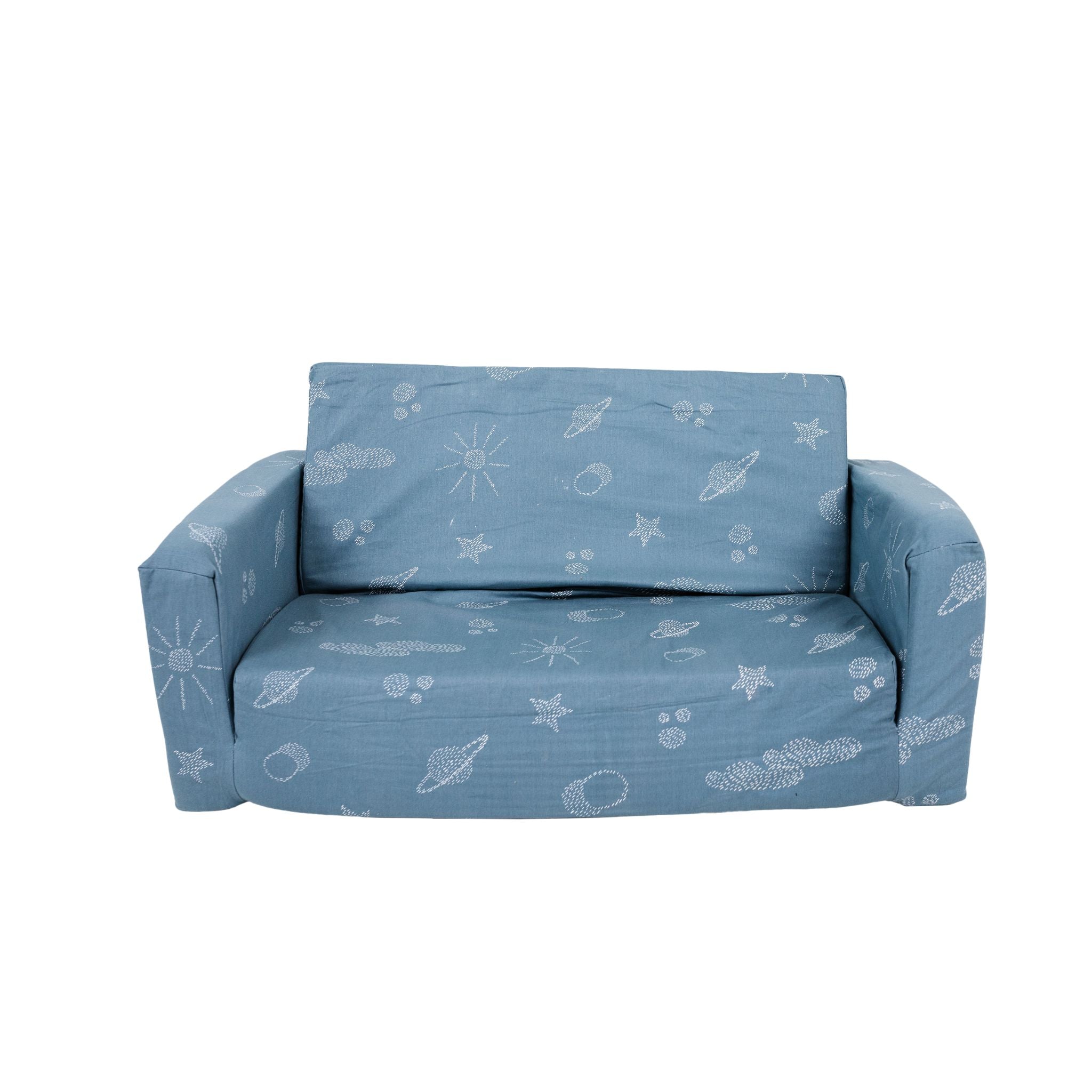 Galaxy in Blue Play Couch – Toki Mats