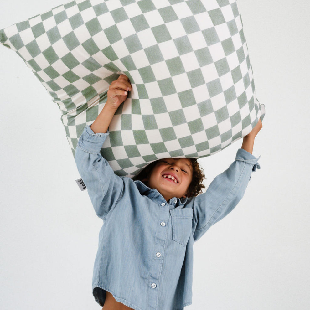 Checker Matcha Bean Bag