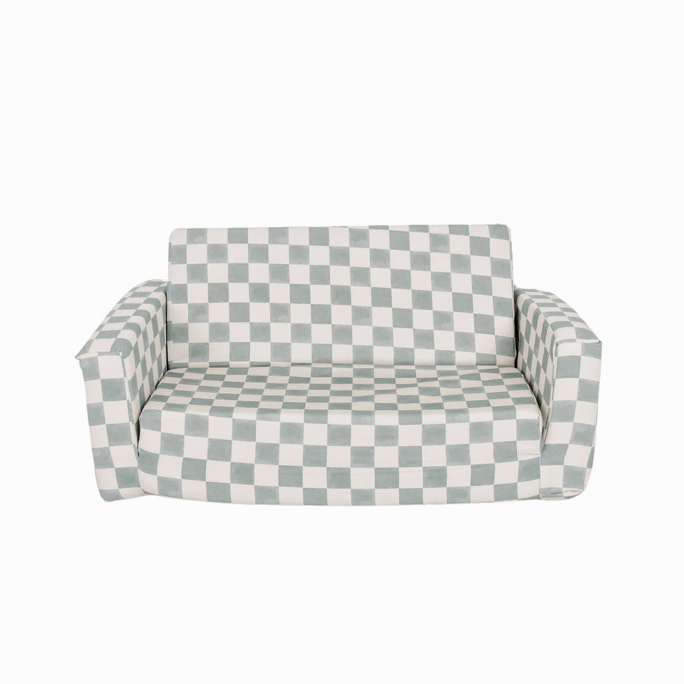 Checker Matcha Play Couch Cover