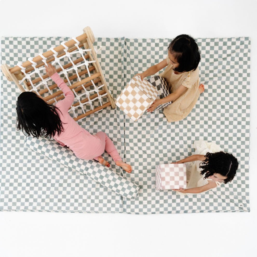 Checker Matcha Mat