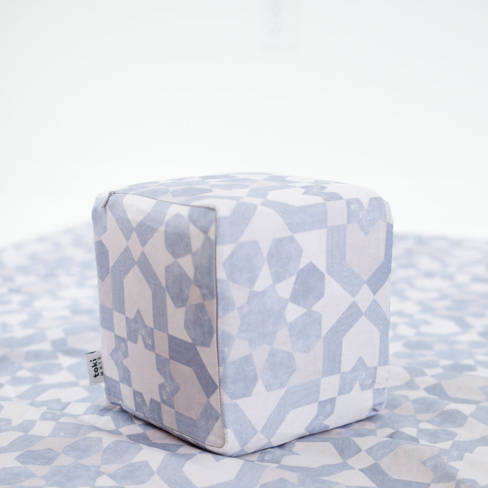 Imperfect | Blue Tile Play Cube Cover