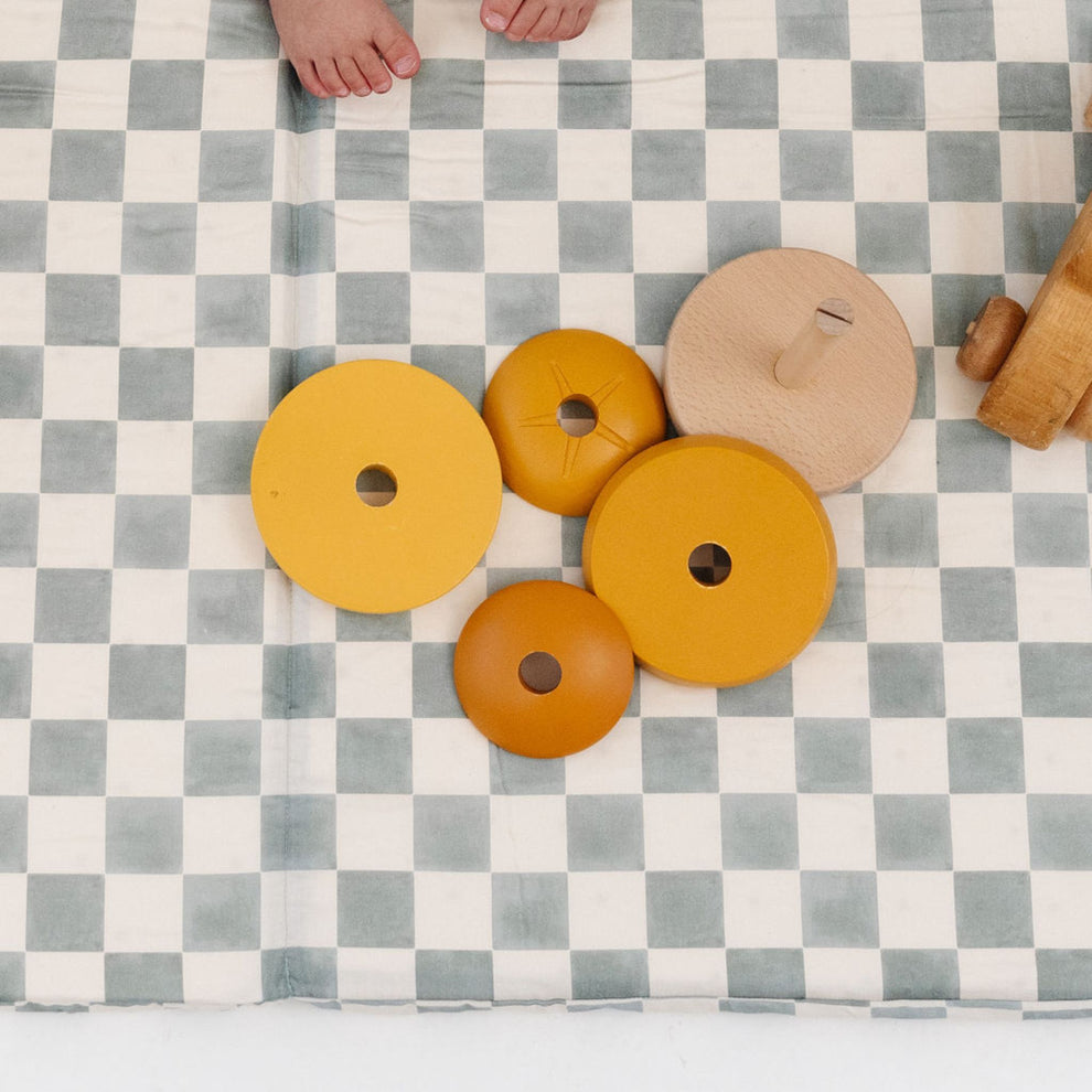 Checker Matcha Mat