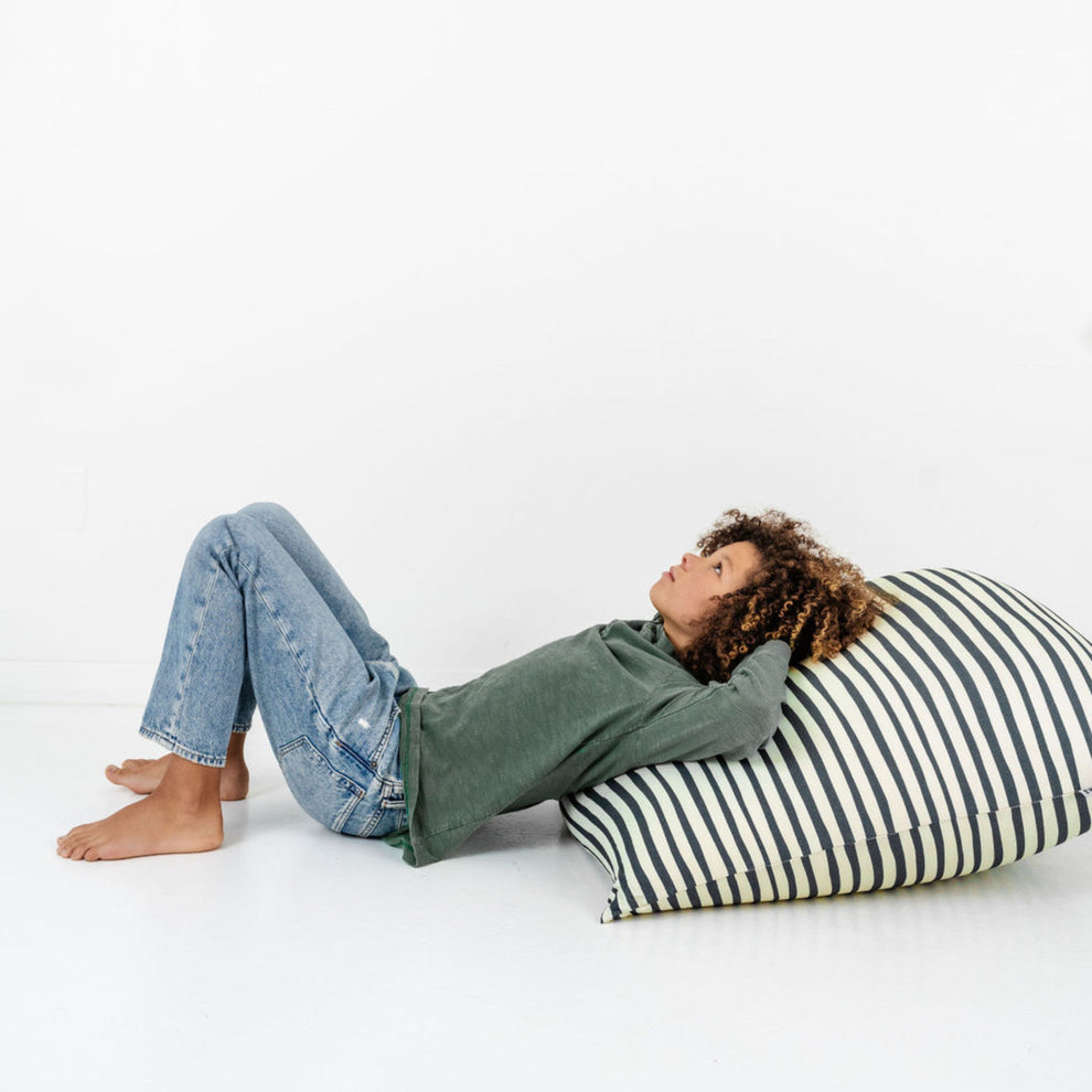 Bold Stripe Bean Bag