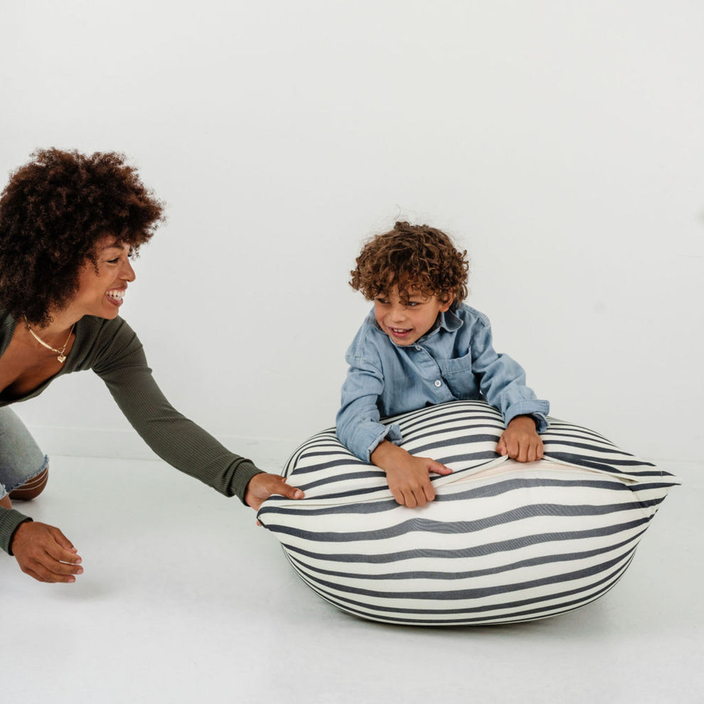 Bold Stripe Bean Bag