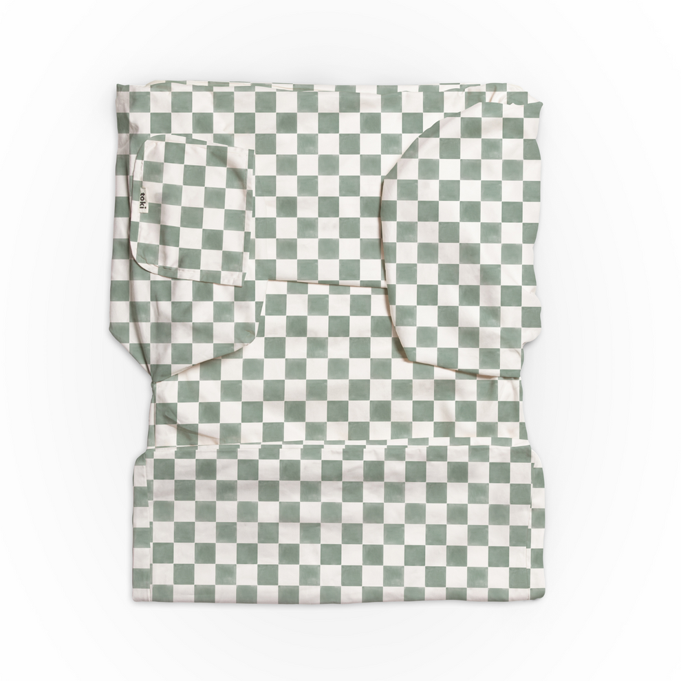 Checker Matcha Play Couch Cover