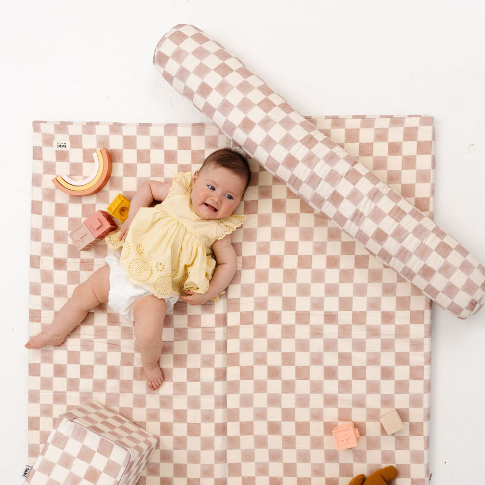 Checker Gumdrop Support Pillow Cover