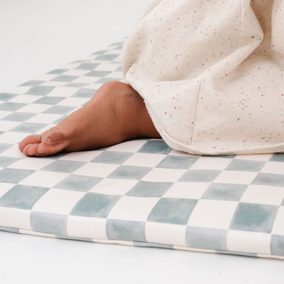 Imperfect | Checker Matcha Vegan Leather Mat