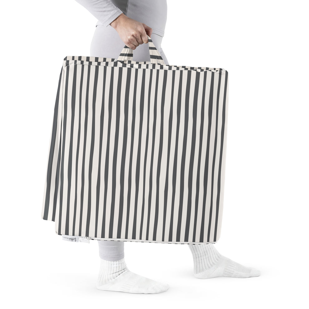 Bold Stripe Vegan Leather Cover