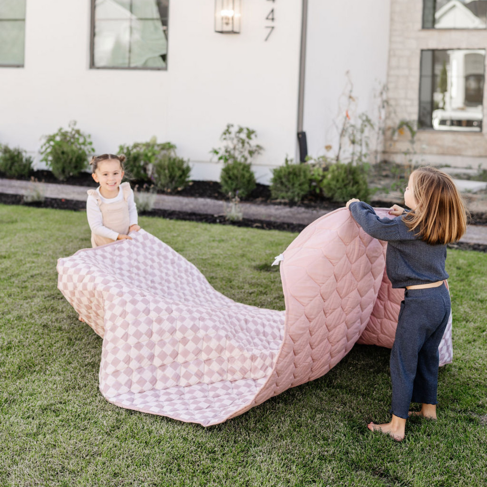 Checker Gumdrop Picnic Blanket