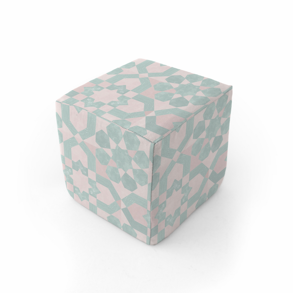 Green Tile Play Cube Cover