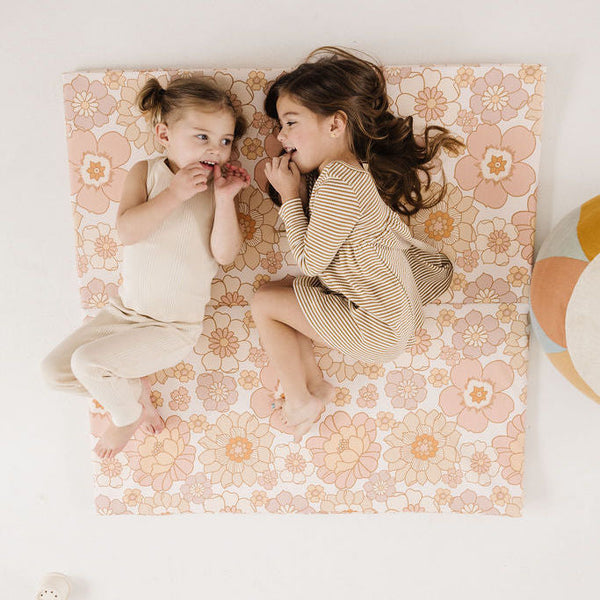 Toki Mats Mega Padded Play Mat - Mudcloth, Non-Organic Insert